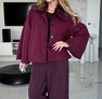 Amaretti kabát bordó – Innova Fashion – 2. kép